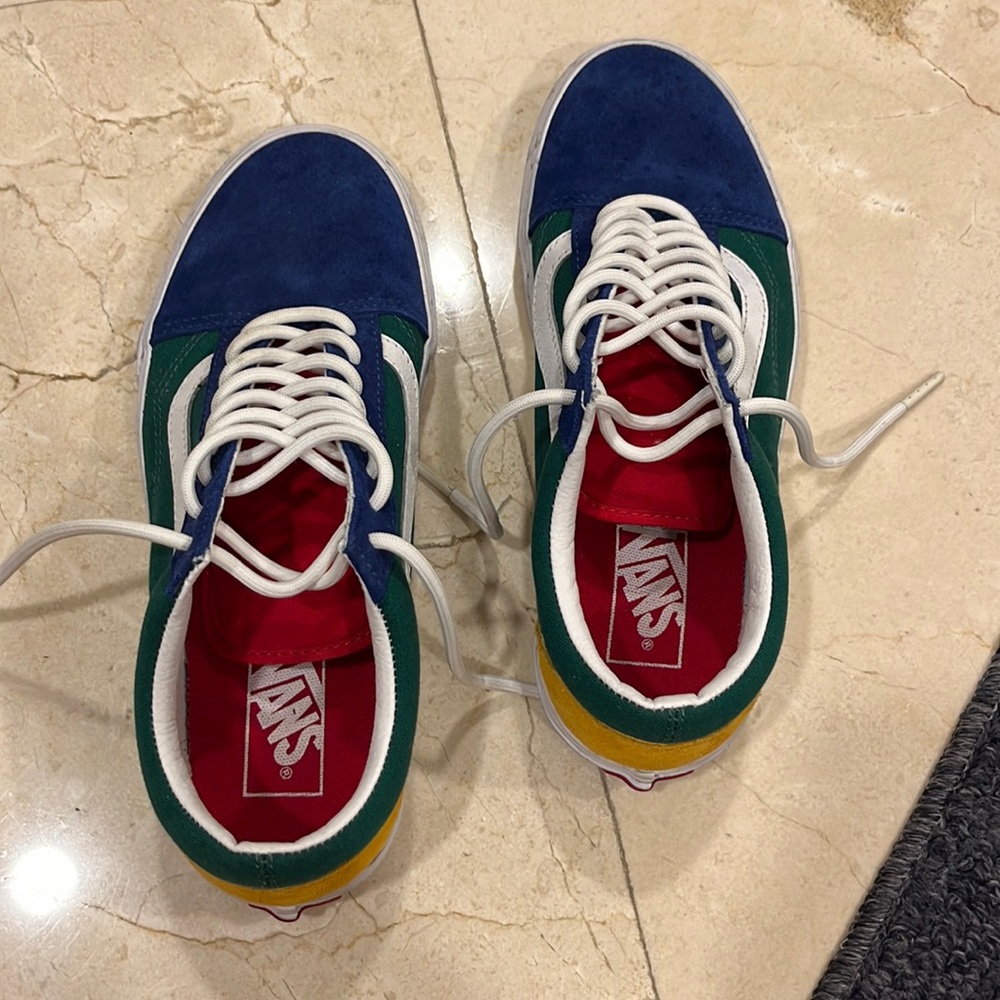Colorful Vans size 8.5 women’s 7 men